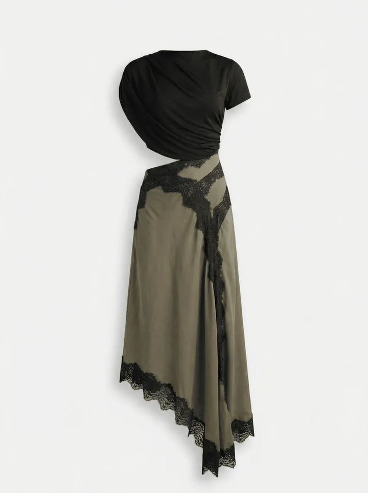 OLIVE | Conjunto Top y Falda Maxi de Encaje Edición Limitada