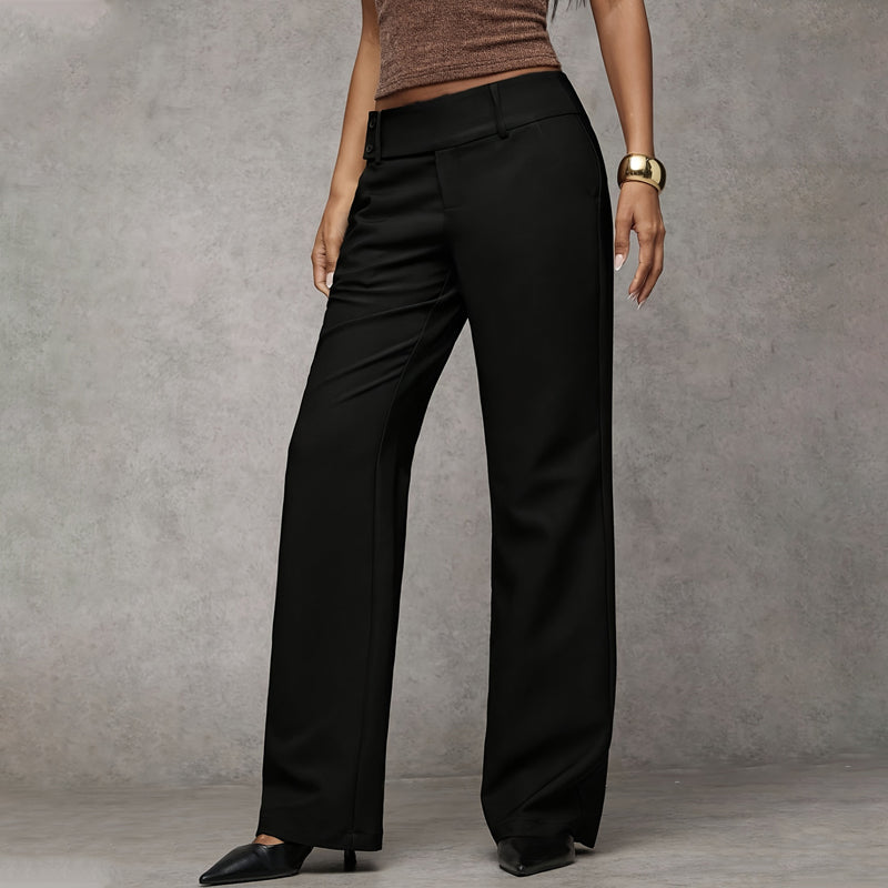 Pantalones de traje acampanados
