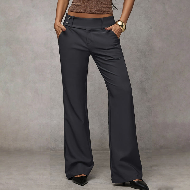 Pantalones de traje acampanados