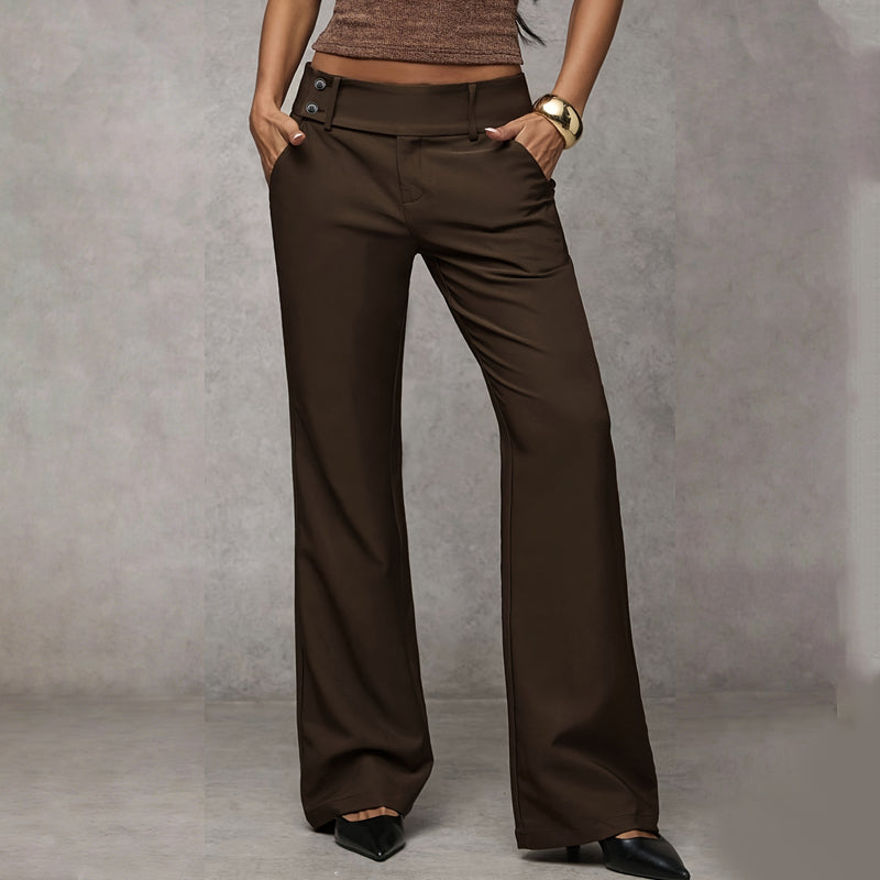 Pantalones de traje acampanados